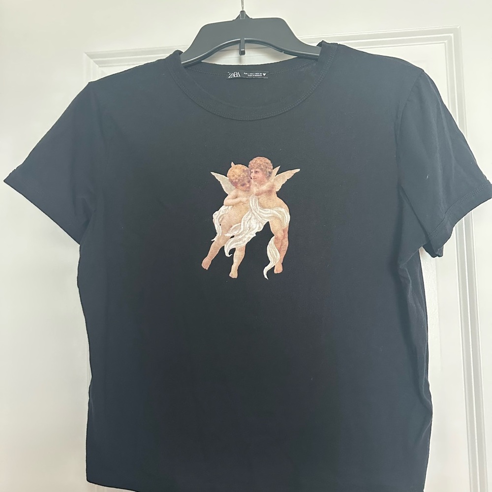 Zara Classic Black T-Shirt